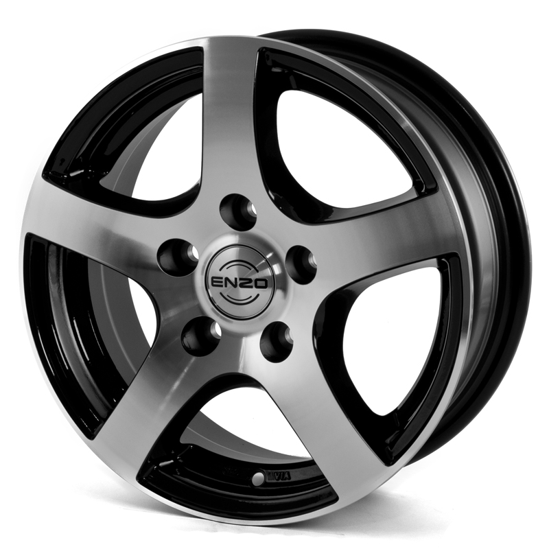 Enzo Yla Trailer Black/Polished 15x5,5 5/112 ET30 N70,1